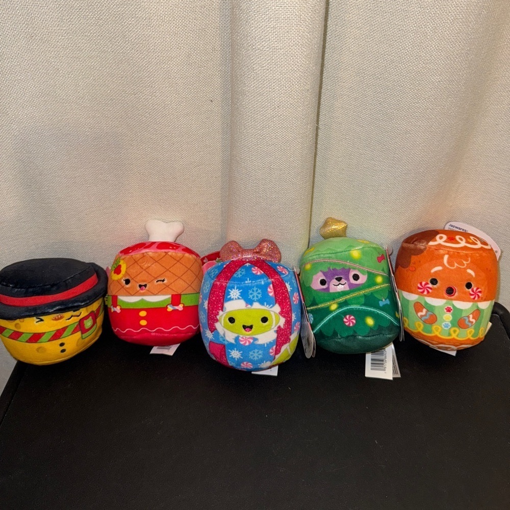 Squishmallow Dog Toys (5 toys) NWT